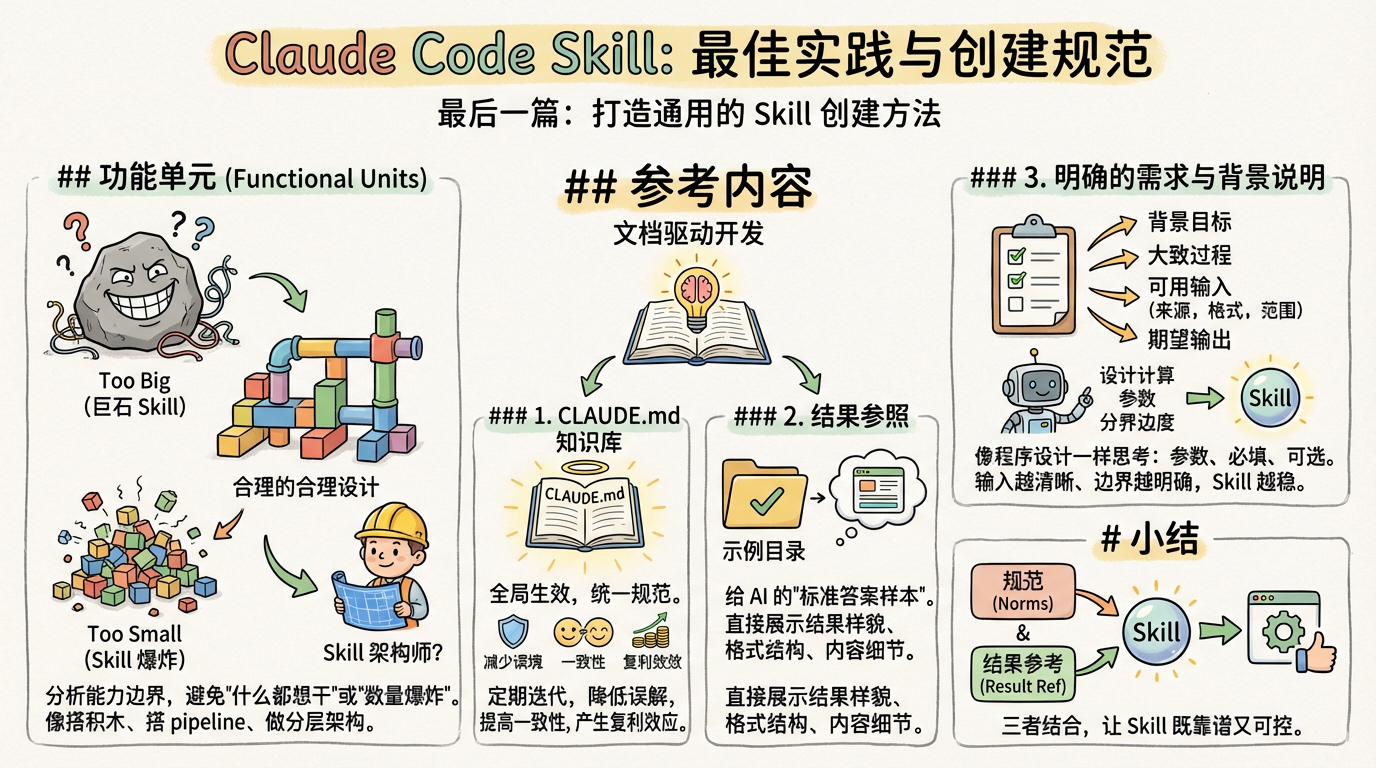 Claude Code Skill：最佳实践与创建规范